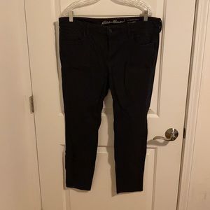 Eddie Bauer Elysian Skinny Twill Jeans in black